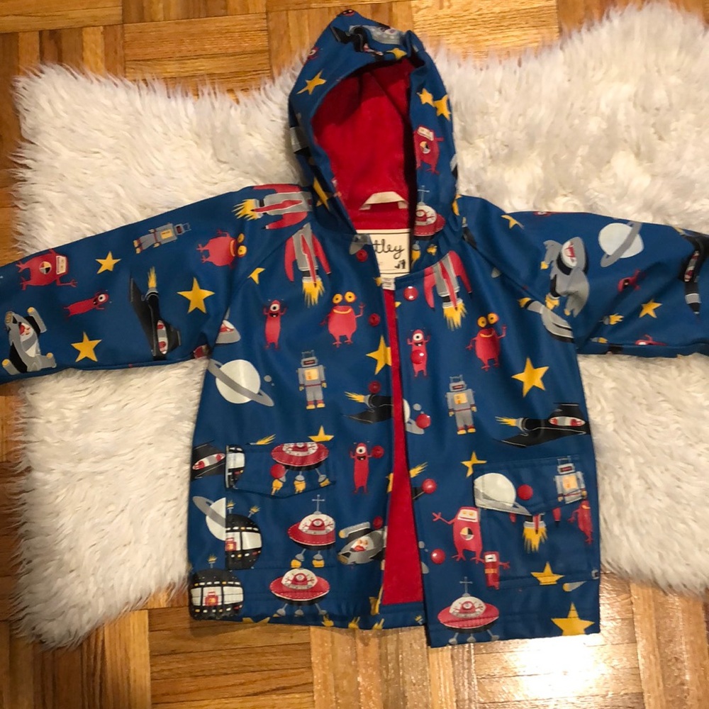 Cute boy rain jacket